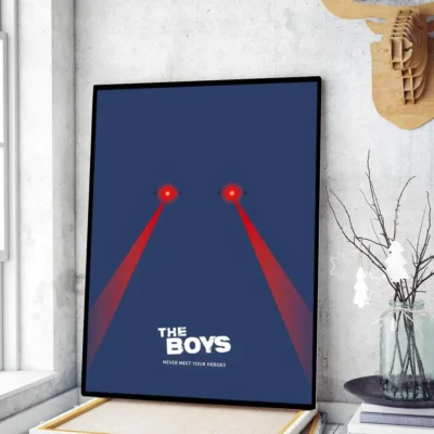 The Boys Homelander Laze Eyes Wall Art