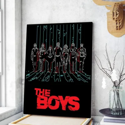 The Boys Hero Team Wall Art