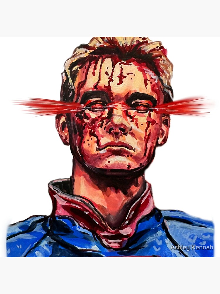 Bloody Homelander The Boys Throw Pillow - Image 2