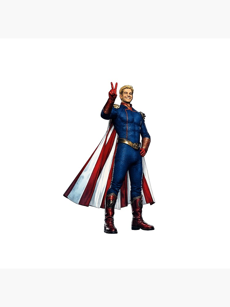 Homelander From The Boys Victory Throw Pillow - Image 2