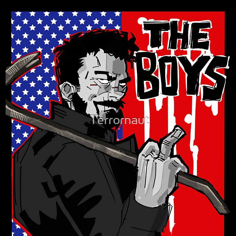 Billy Butcher The Boys Cartoon Sketch Tote Bag - Image 2