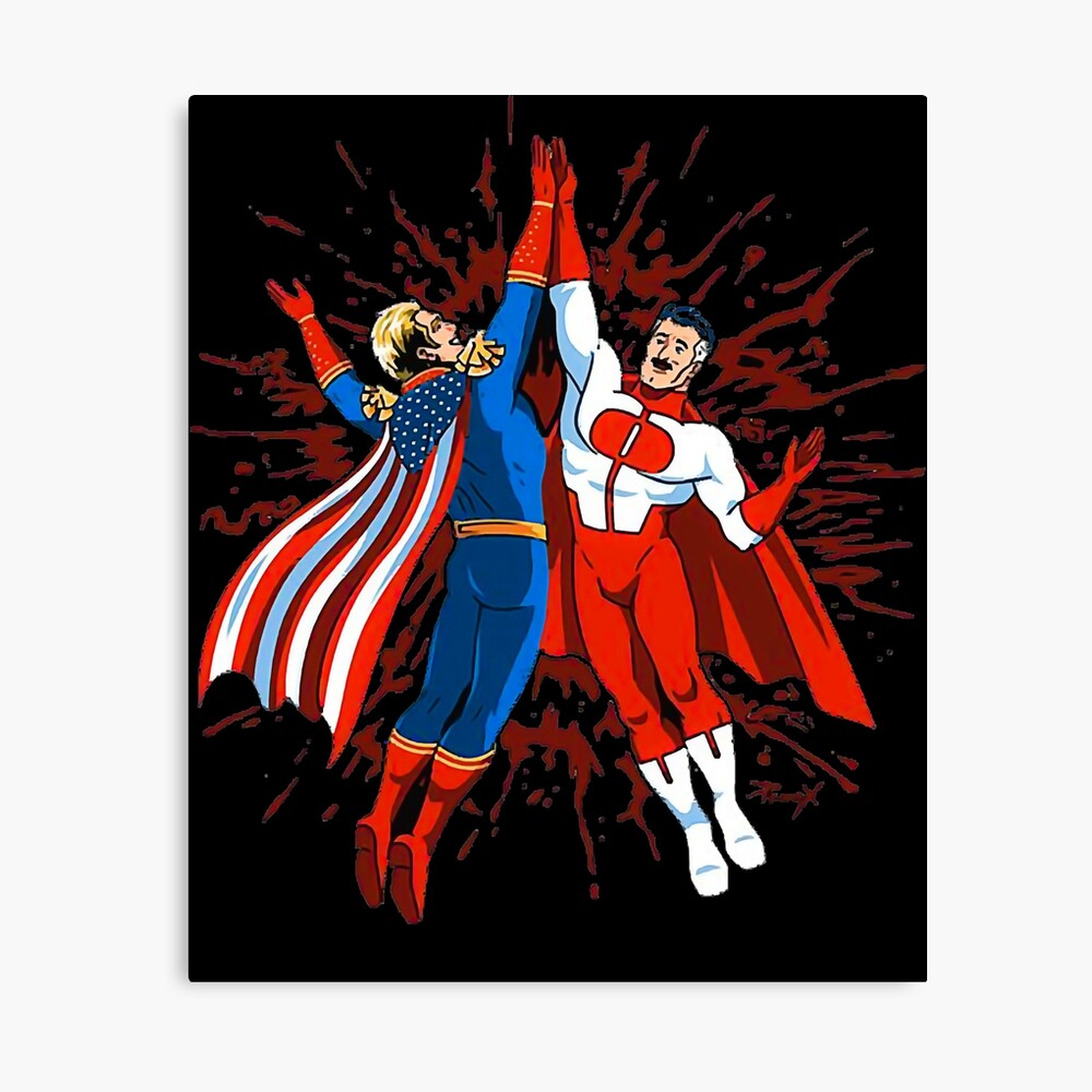 Invincible Omni Man And Homelander Poster