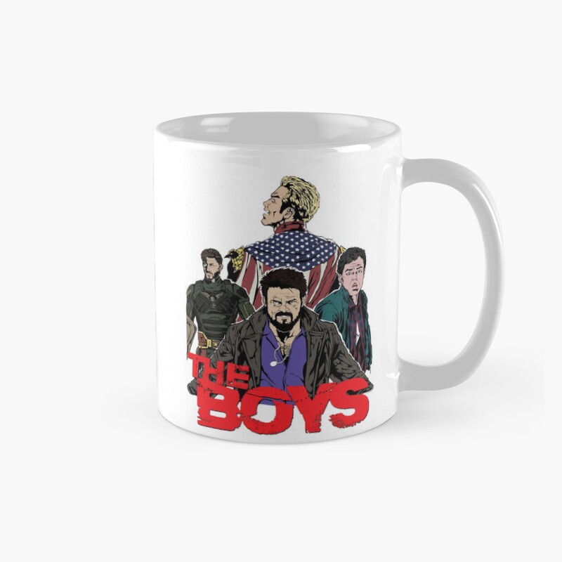 Dark Hero Squad Skinned Comics Parody Mug
