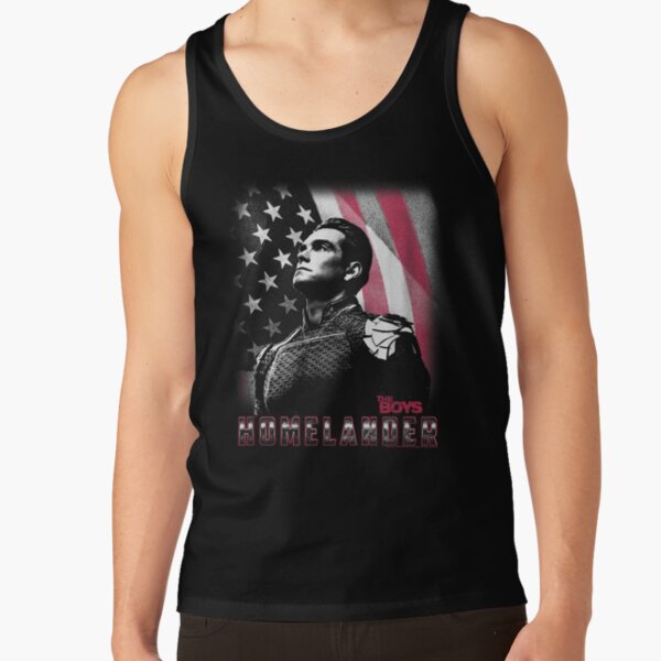The Boys American Flag Background Tank Top
