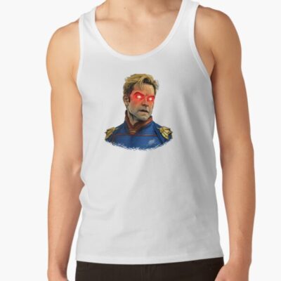 Homelander From The Boys Laser Eyes Tank Top