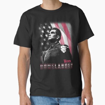 American Flag Background The Boys T-shirt