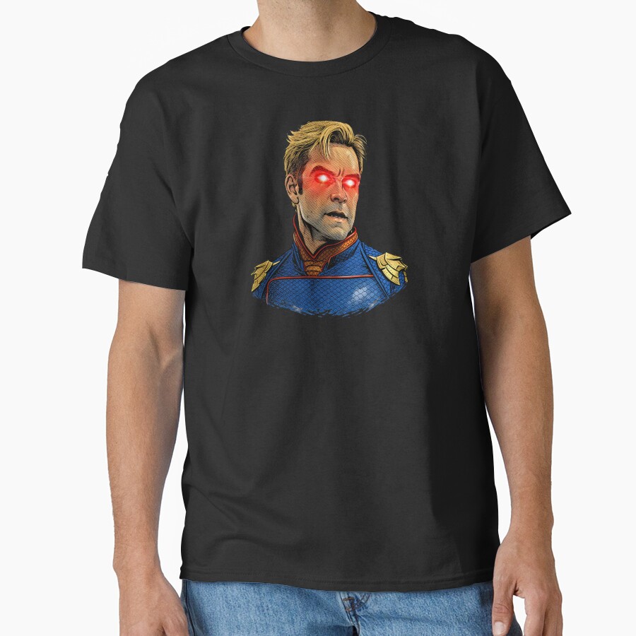 Homelander From The Boys Laser Eyes T-shirt - Image 2