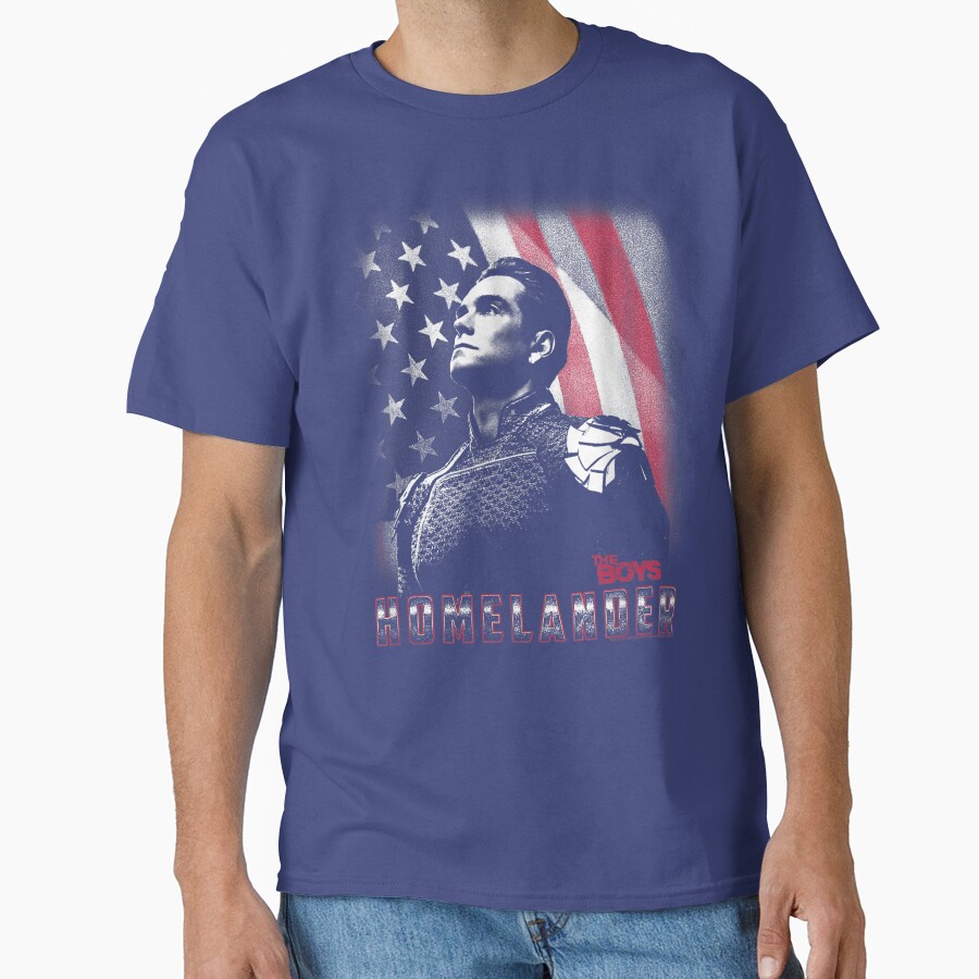 American Flag Background The Boys T-shirt - Image 4