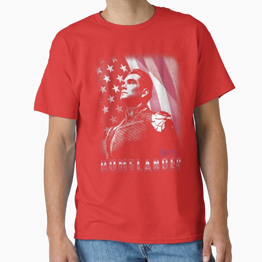 American Flag Background The Boys T-shirt - Image 5
