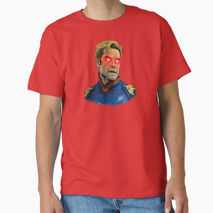 Homelander From The Boys Laser Eyes T-shirt - Image 5