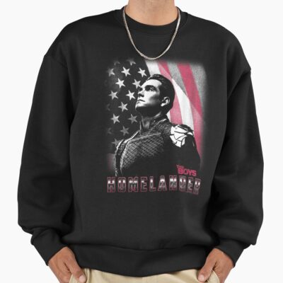 American Flag Background Sweatshirt