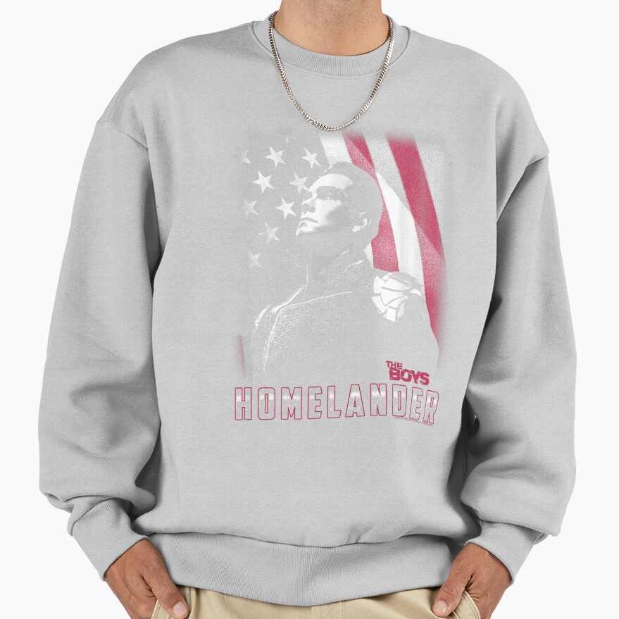American Flag Background Sweatshirt - Image 4