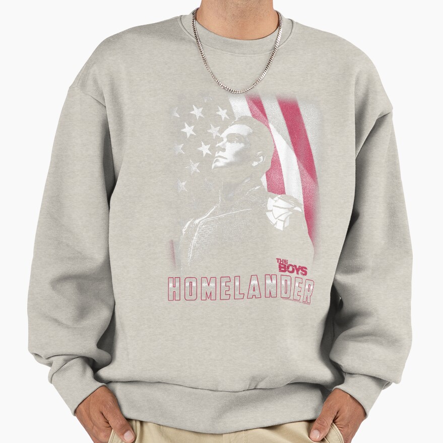 American Flag Background Sweatshirt - Image 3
