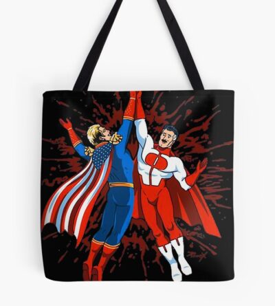 The Boys Omni Man And Homelander Tote Bag