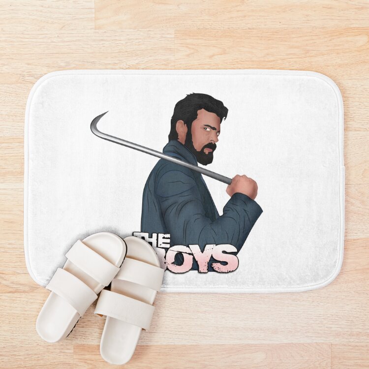 The Boys Butcher Digital Art Bath Mat - Image 3