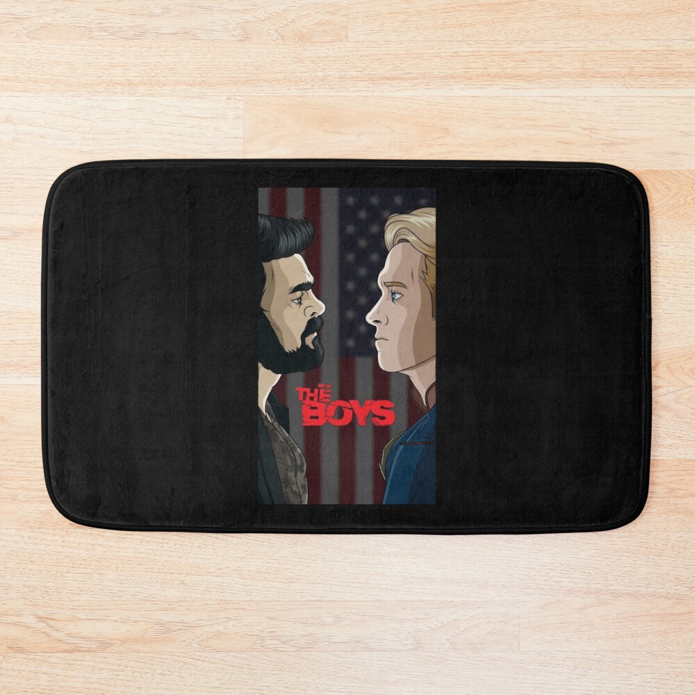 The Boys Supes Homelander Vought Bath Mat