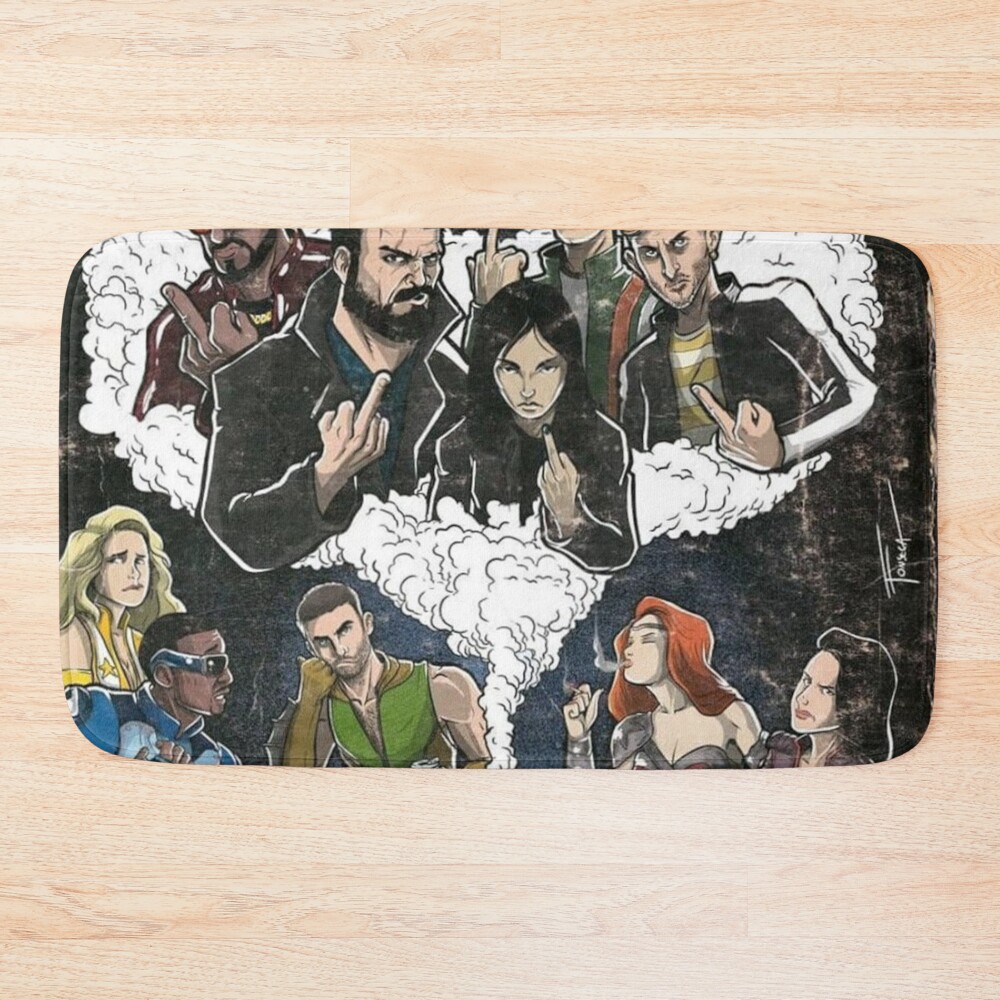 Film Poster Bad Heroes The Boys Bath Mat