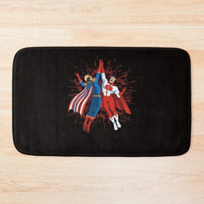 Omni Man And Homelander Classic Bath Mat