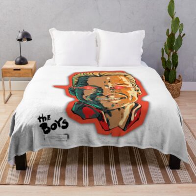 The Boys Homelander Warm Throw Blanket