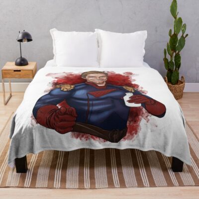 The Boys Bloody Homelander Throw Blanket