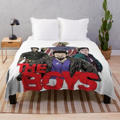 The Boys Dark Hero Throw Blanket