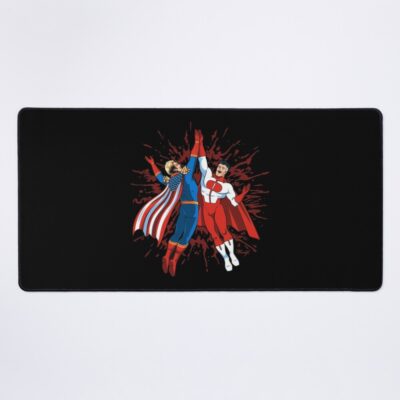 Omni Man And Homelander Classic Mouse Pad