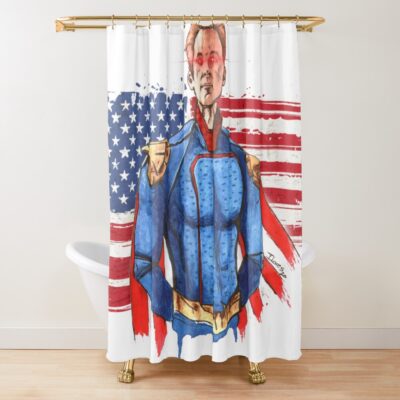 The Boys Bas Superhero Shower Curtain
