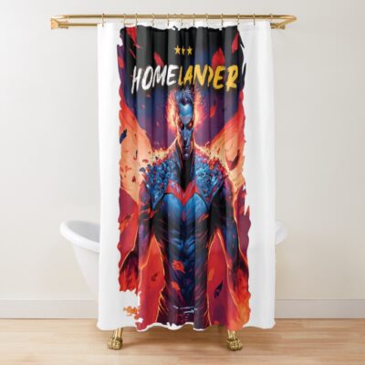 The Boys Homelander Art Design Shower Curtain