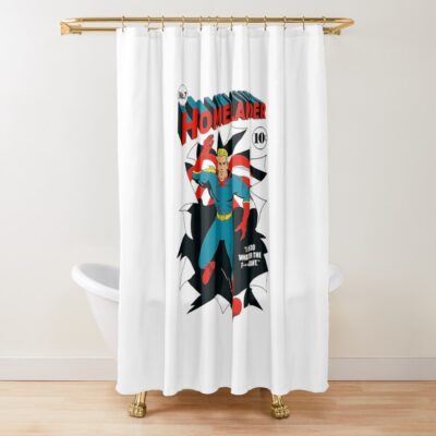 The Boys Homelander Hero Shower Curtain