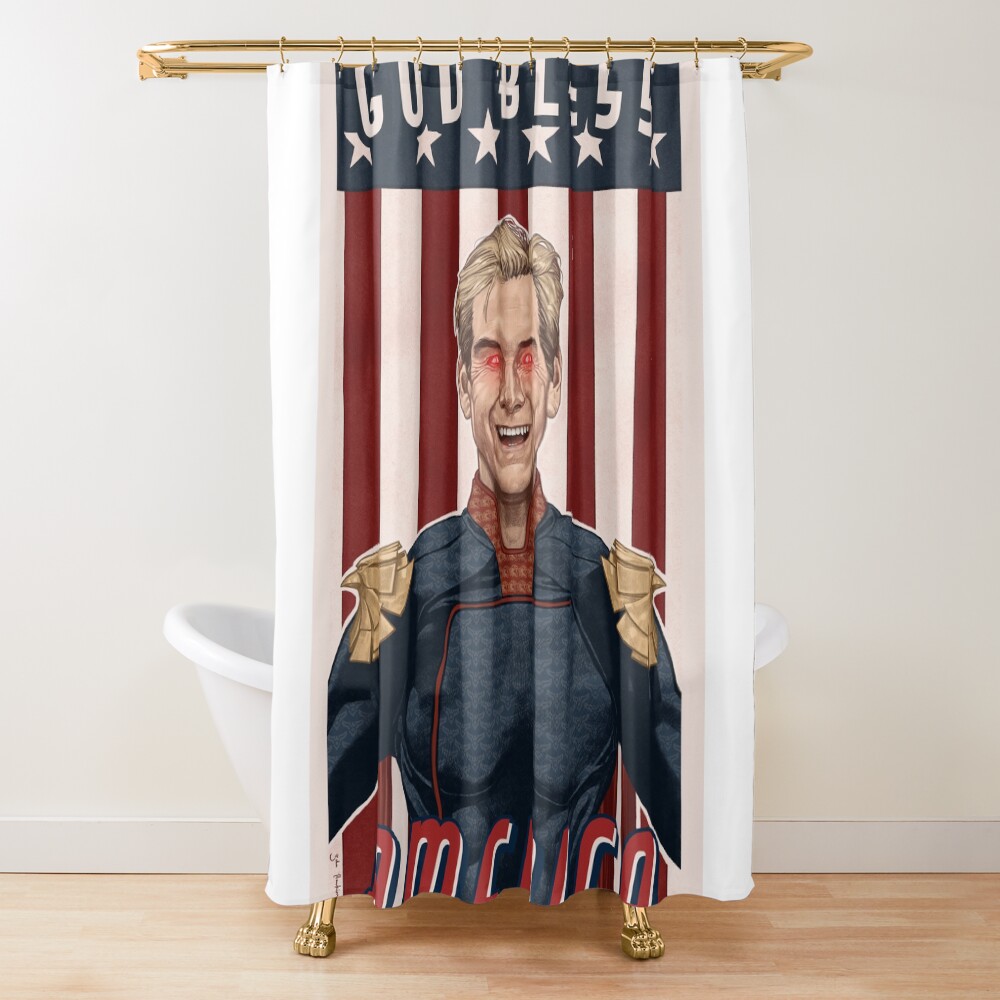 The Boys Homelander Shower Curtain