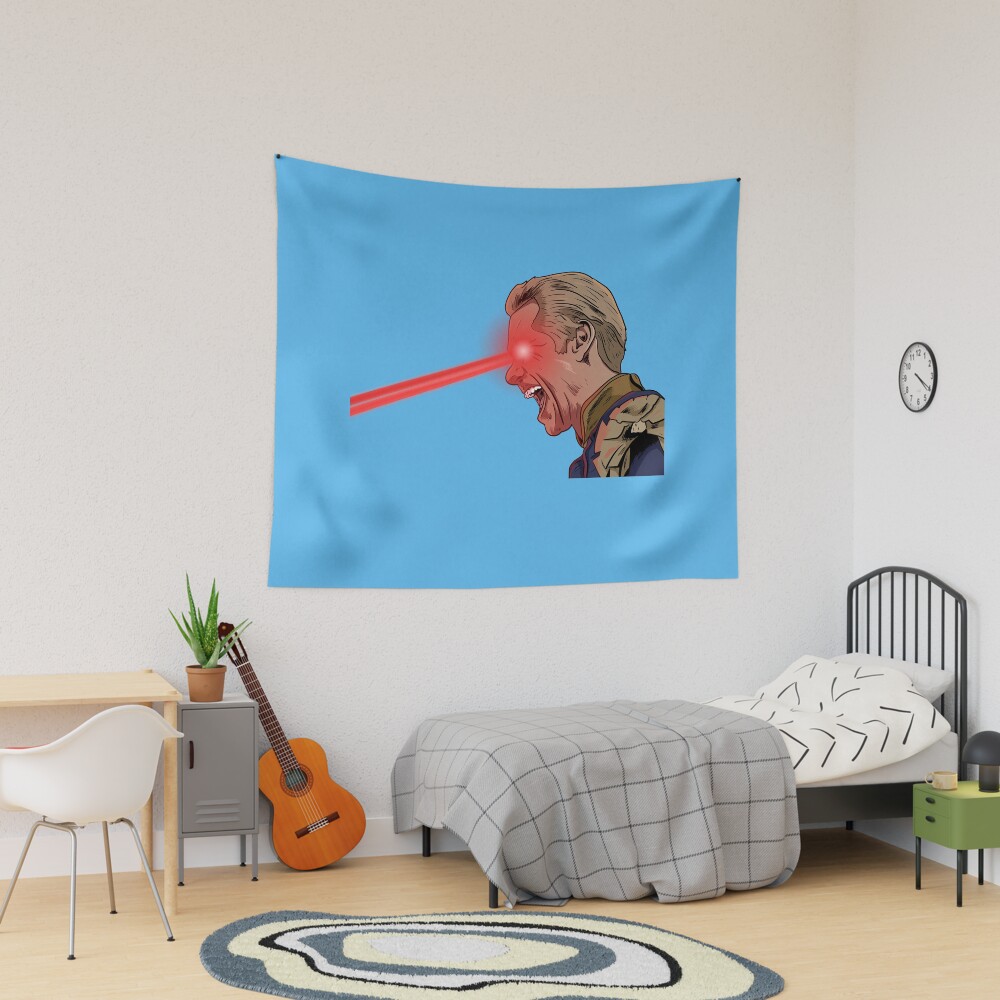 Homelander Laser Eyes Tapestry