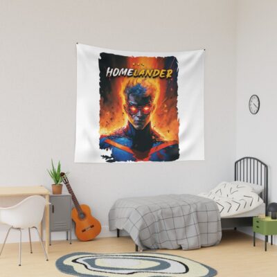 The Boys Homelander Design Art Futuristic Tapestry