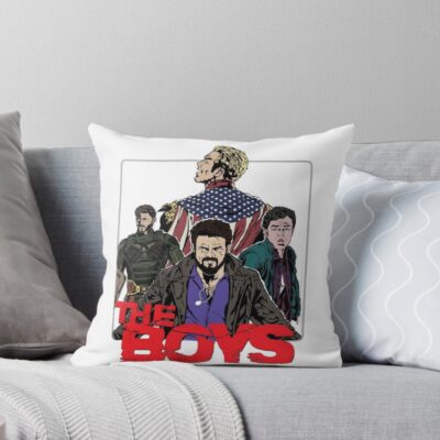 The Boys Revenger Team Throw Pillow