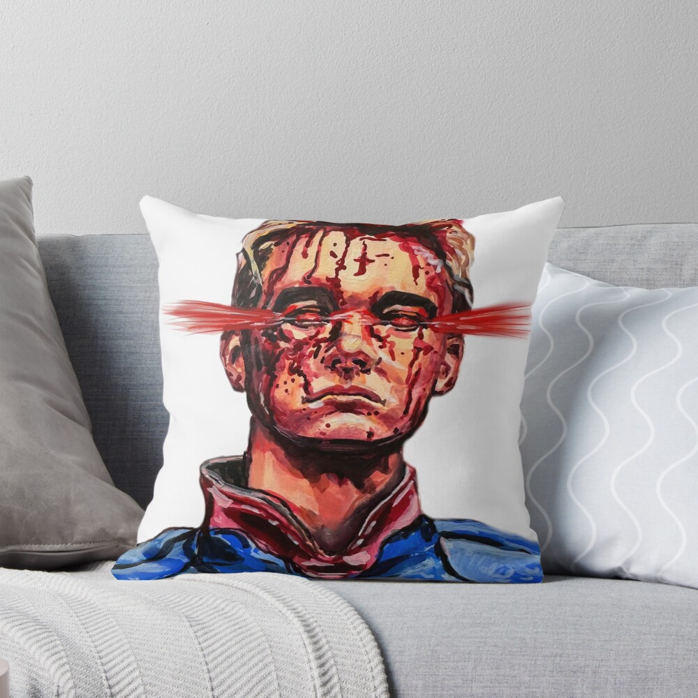 Bloody Homelander The Boys Throw Pillow