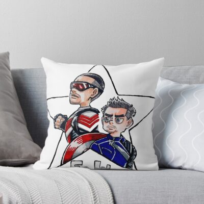 Falcon And The Winter Soldier The Boys Throw Pillow