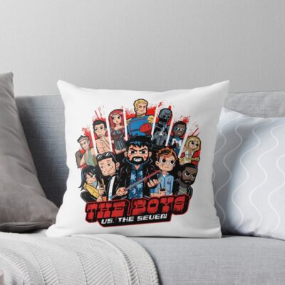 The Boys Team Throw Pillow
